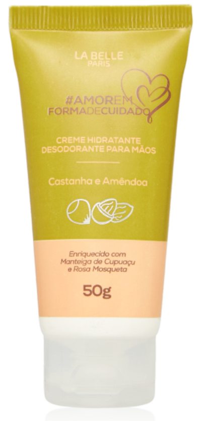 Creme para Mãos Castanha e Amêndoa La Belle Paris